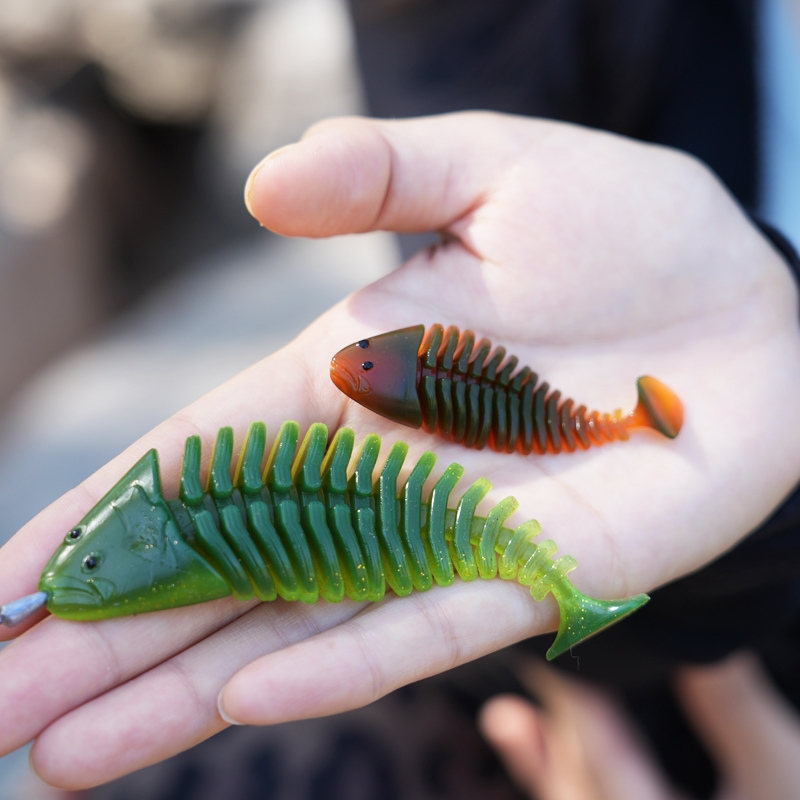 SwimSpine Soft Jointed Swimbait - 4.0" / 10cm (3/pk)