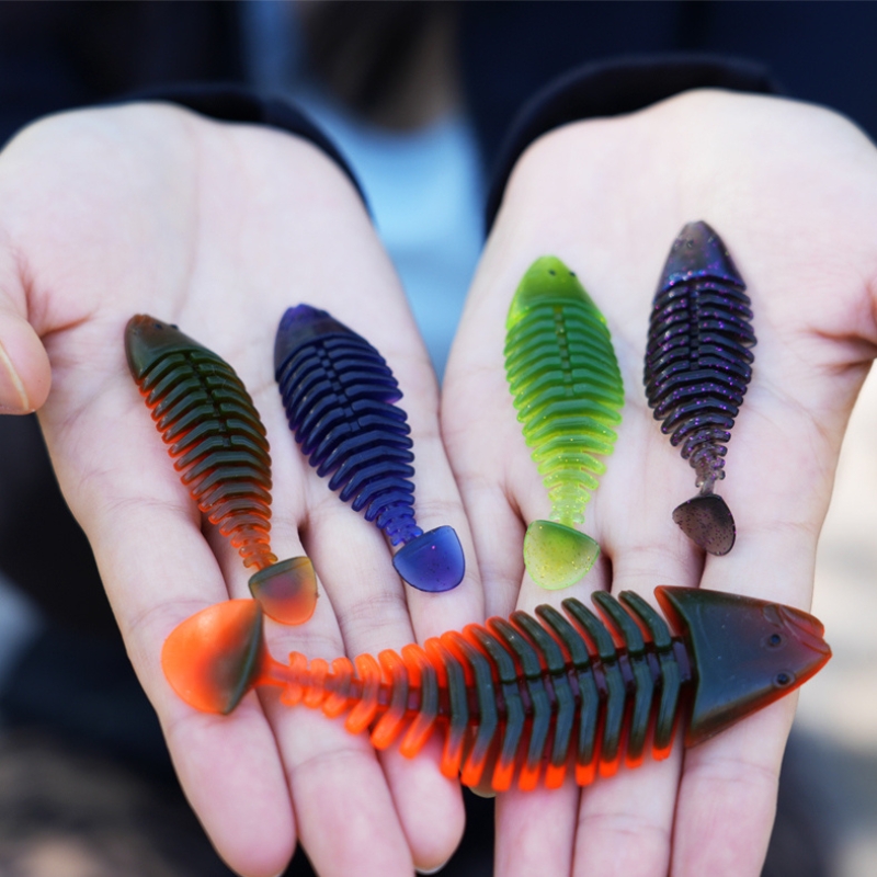 SwimSpine Soft Jointed Swimbait - 4.0" / 10cm (3/pk)