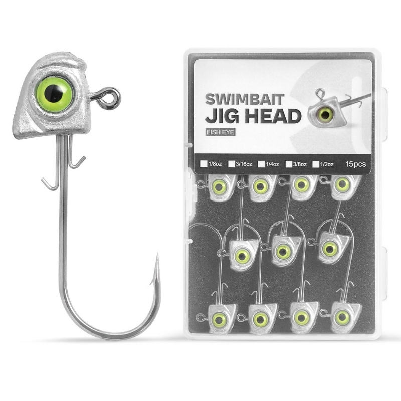 Swimbait Jighead - 15 Pack