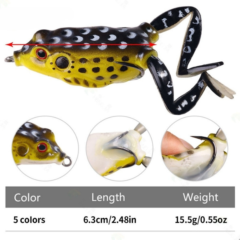 X-Ribbit Frog Baits - 5Pack