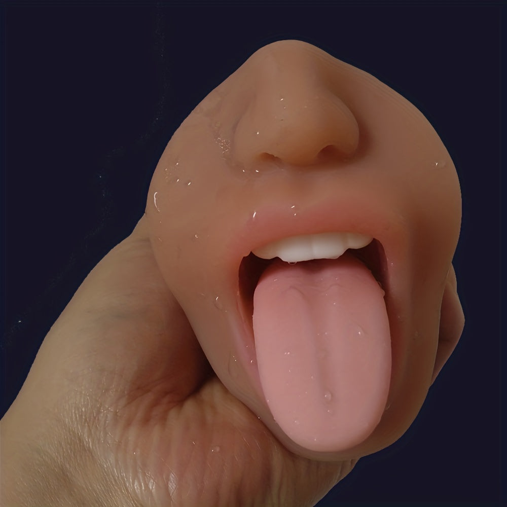 2-in-1 Pocket Pussy Male Masturbators With Lifelike Face