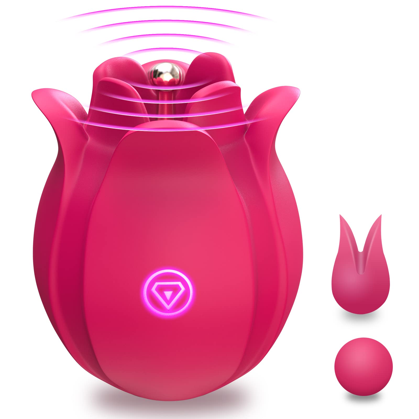 Rose Toy Stimulator High-Frequency Nipple Vaginal Clitoris Massager