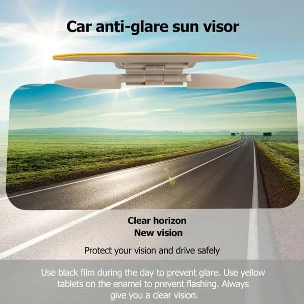 Προέκταση προσωπίδας αυτοκινήτου κατά της θάμβωσης ημέρας και νύχτας