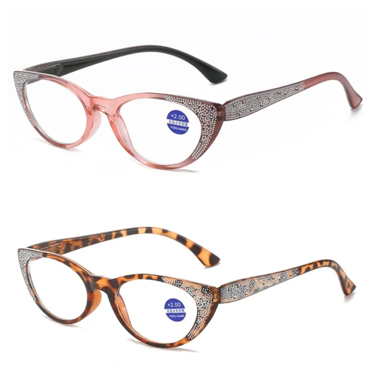 【Αγοράστε 1 και λάβετε 1 δωρεάν】ΓΥΝΑΙΚΕΙΑ Μόδας διαμαντένια γυαλιά πρεσβυωπίας κατά του μπλε φωτός