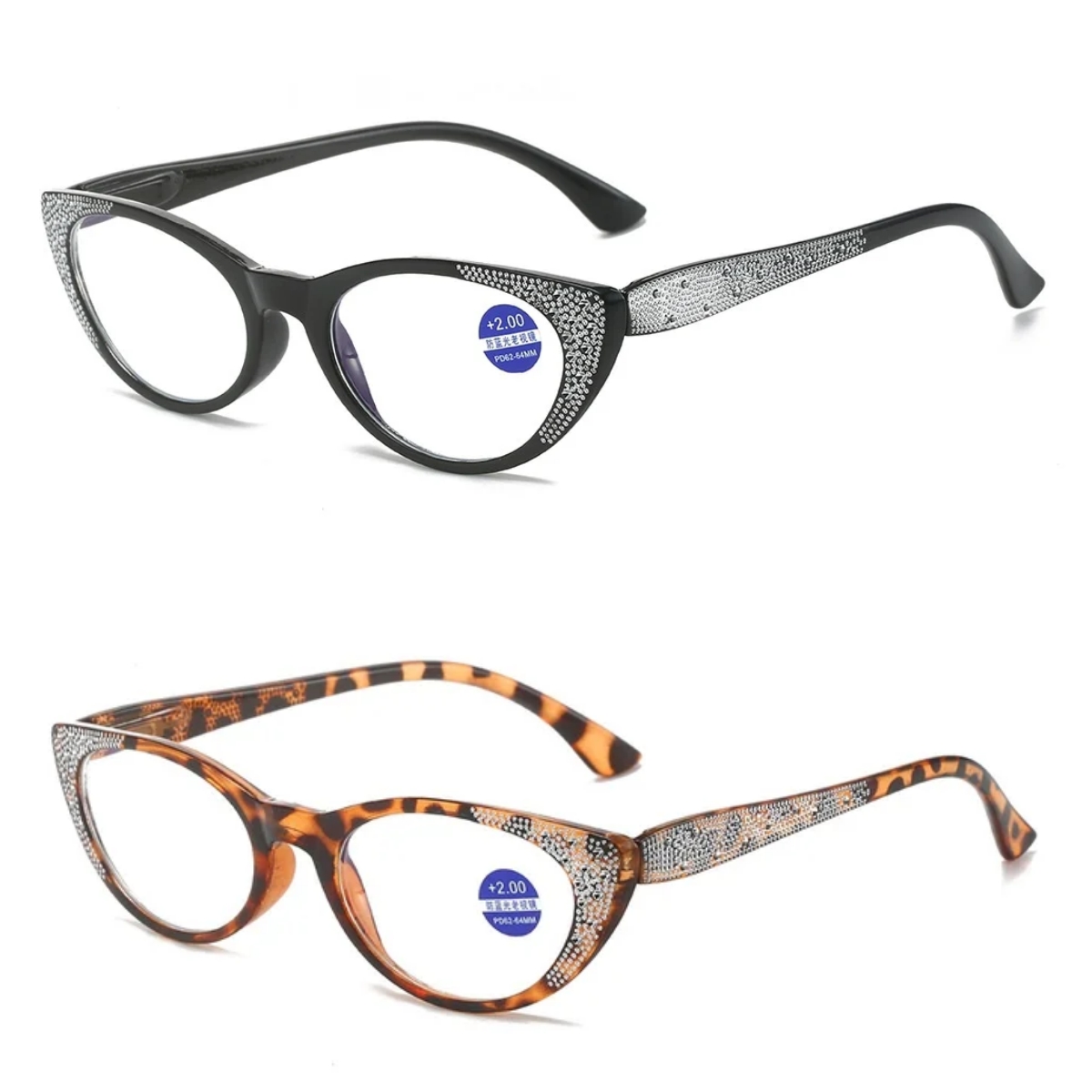 【Αγοράστε 1 και λάβετε 1 δωρεάν】ΓΥΝΑΙΚΕΙΑ Μόδας διαμαντένια γυαλιά πρεσβυωπίας κατά του μπλε φωτός