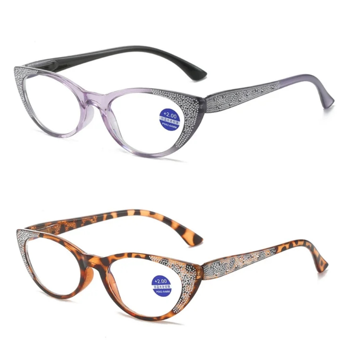 【Αγοράστε 1 και λάβετε 1 δωρεάν】ΓΥΝΑΙΚΕΙΑ Μόδας διαμαντένια γυαλιά πρεσβυωπίας κατά του μπλε φωτός