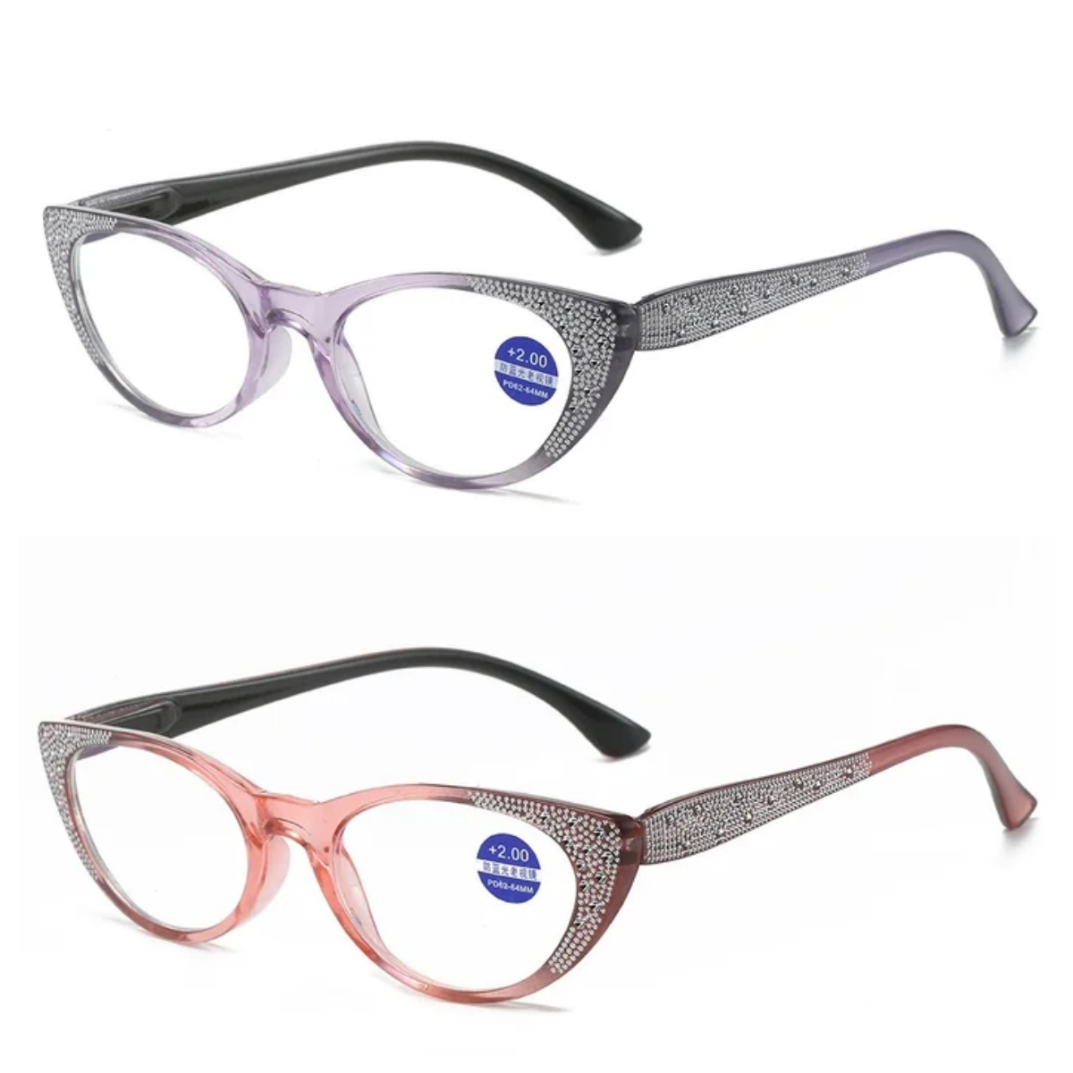 【Αγοράστε 1 και λάβετε 1 δωρεάν】ΓΥΝΑΙΚΕΙΑ Μόδας διαμαντένια γυαλιά πρεσβυωπίας κατά του μπλε φωτός