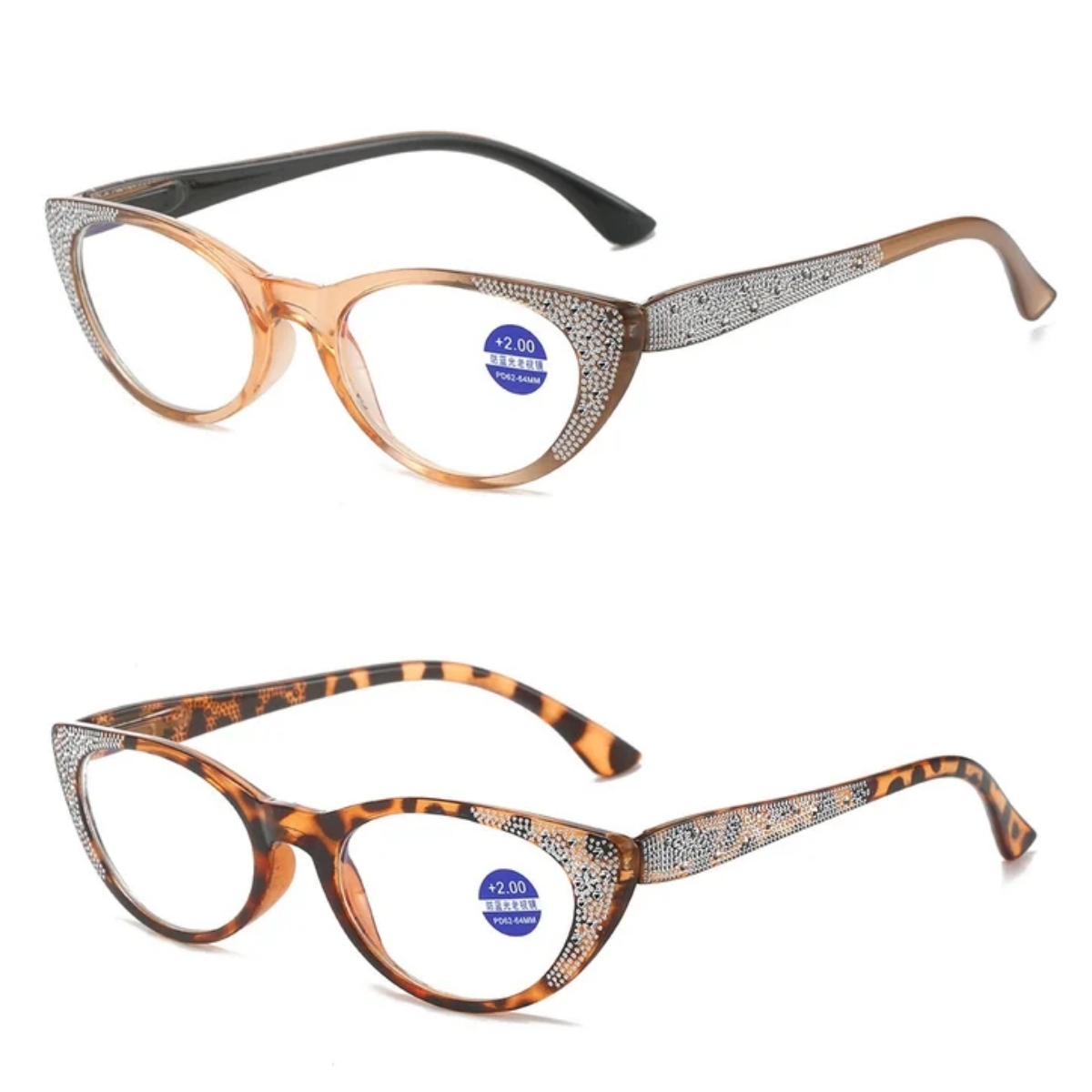 【Αγοράστε 1 και λάβετε 1 δωρεάν】ΓΥΝΑΙΚΕΙΑ Μόδας διαμαντένια γυαλιά πρεσβυωπίας κατά του μπλε φωτός