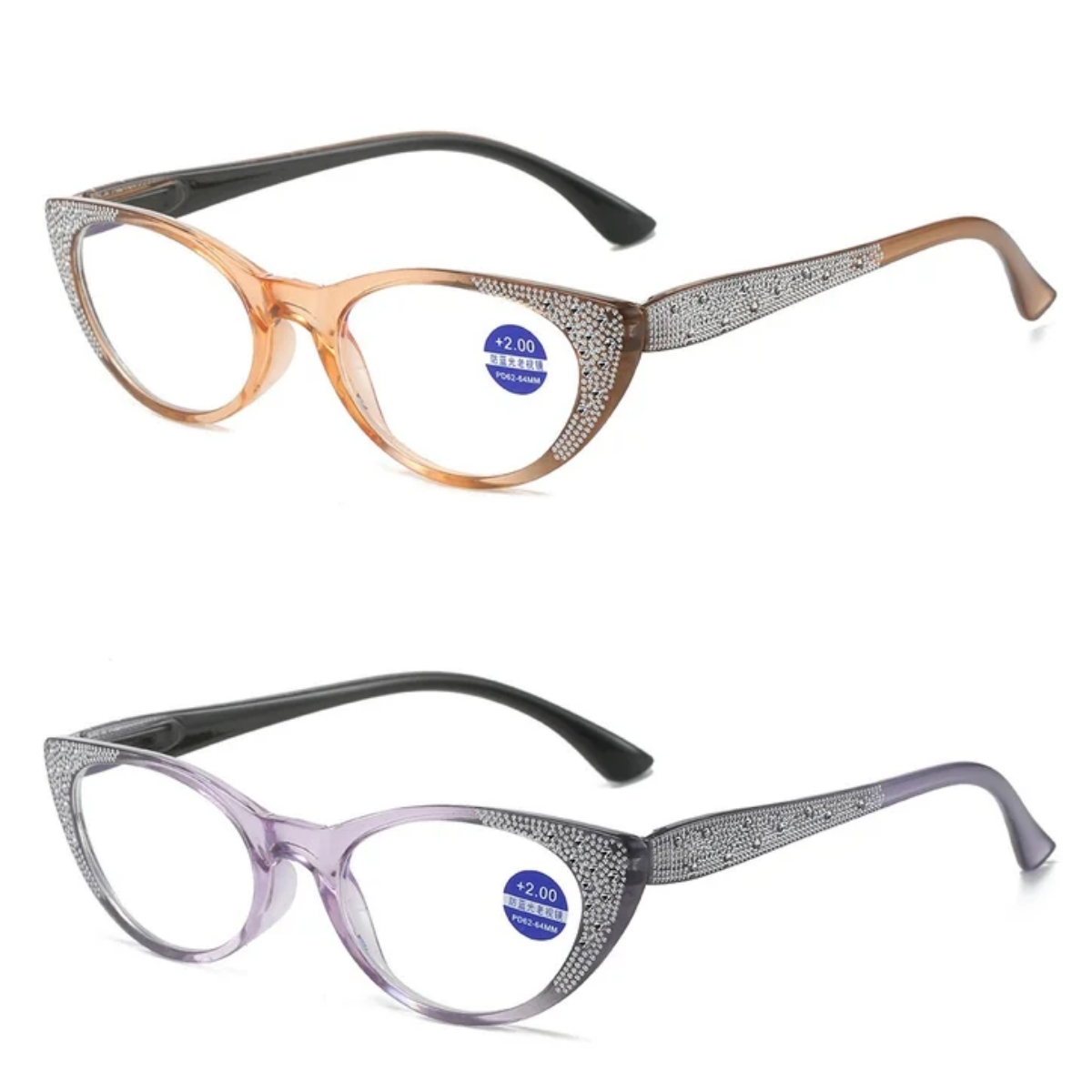 【Αγοράστε 1 και λάβετε 1 δωρεάν】ΓΥΝΑΙΚΕΙΑ Μόδας διαμαντένια γυαλιά πρεσβυωπίας κατά του μπλε φωτός