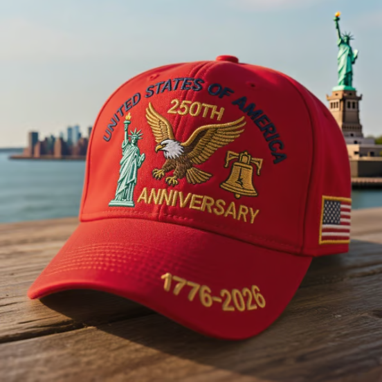 🦅Αετός & Ελευθερία🎆Καπέλο 250ής επετείου Ηνωμένων Πολιτειών