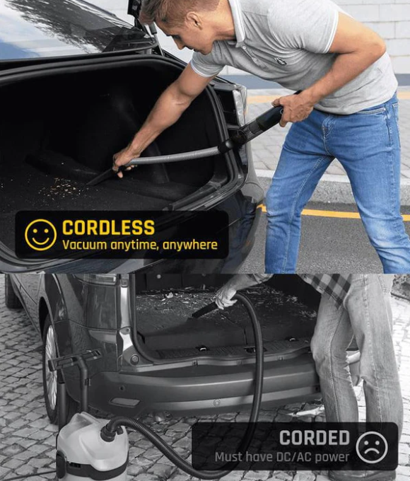 🚗Νέο προϊόν σε προσφορά💥Ασύρματη ηλεκτρική σκούπα αυτοκινήτου Slim V8 Mate Υψηλής ισχύος 13000Pa/30AW