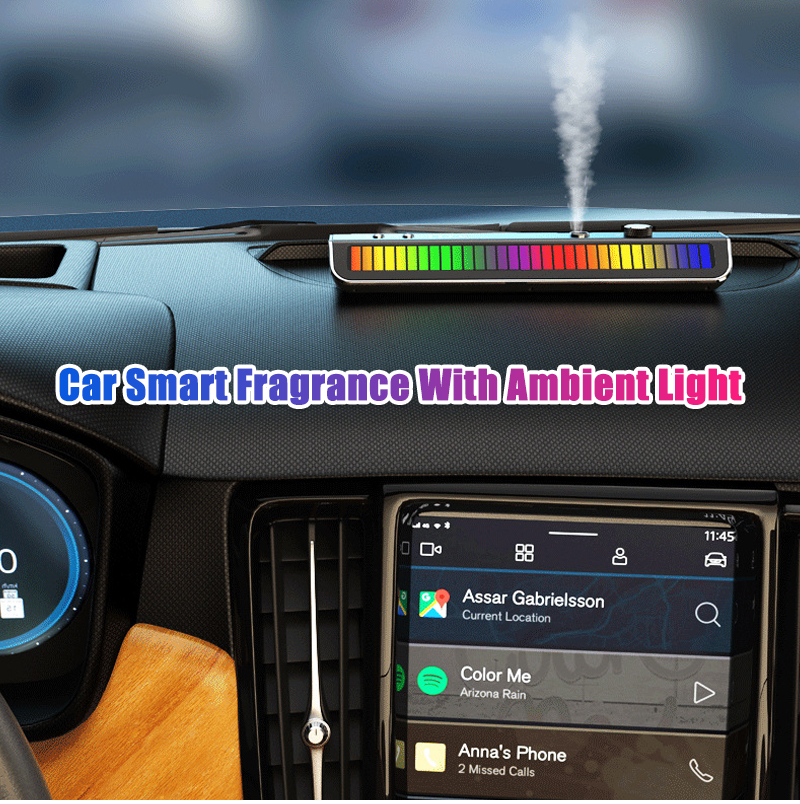 Έξυπνο άρωμα αυτοκινήτου με φωτισμό περιβάλλοντος, έξυπνες λωρίδες φωτός, κλιπ εξαερισμού αποσμητικού χώρου, αξεσουάρ αυτοκινήτου.