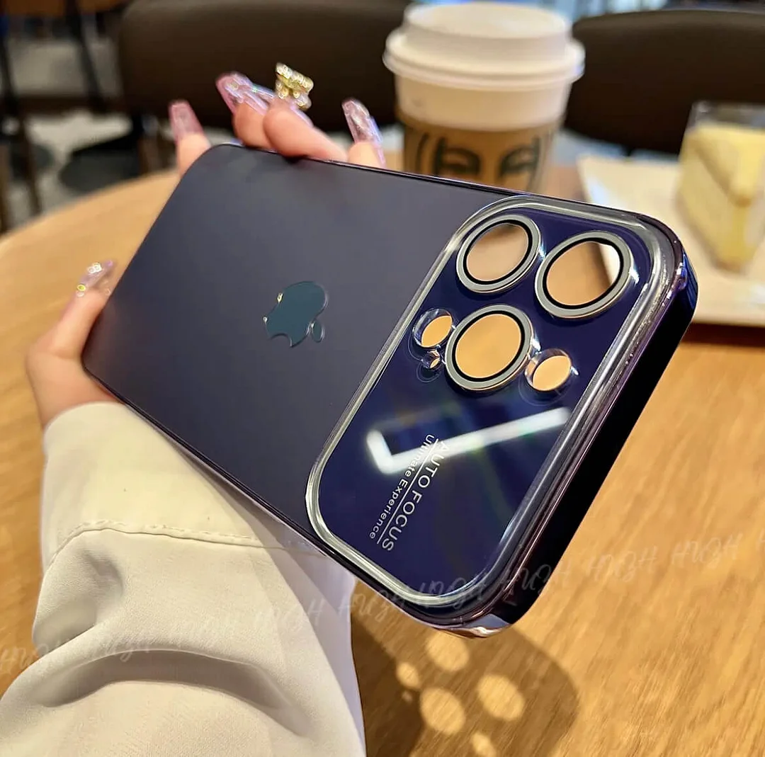 AG γυάλινη πλάτη με ενσωματωμένη θήκη τηλεφώνου με φακό