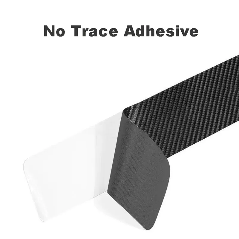 ( 4 τεμ ) Αυτοκόλλητα μαρσπιέ πόρτας από άνθρακα