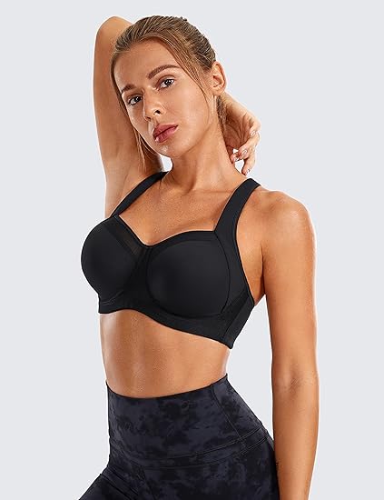 Triumph -3 τεμάχια 🔥Γυναικείο αθλητικό σουτιέν υψηλής αντοχής, υψηλής στήριξης, ρυθμιζόμενο σουτιέν με αγωνιστική πλάτη