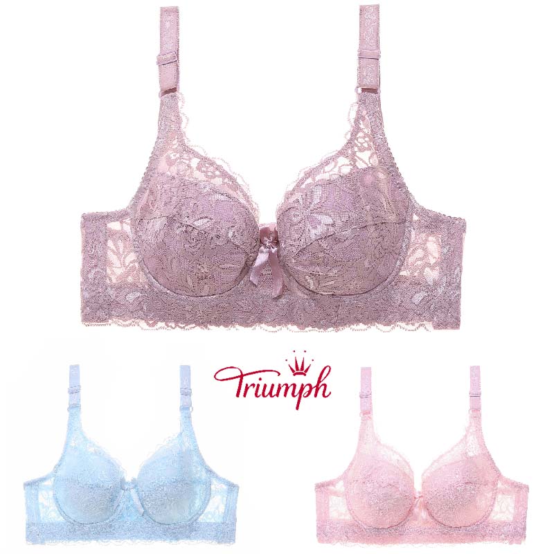 Triumph- Γαλλικά ρομαντικά και άνετα γυναικεία εσώρουχα (αγοράστε 1 λάβετε 2 δωρεάν)