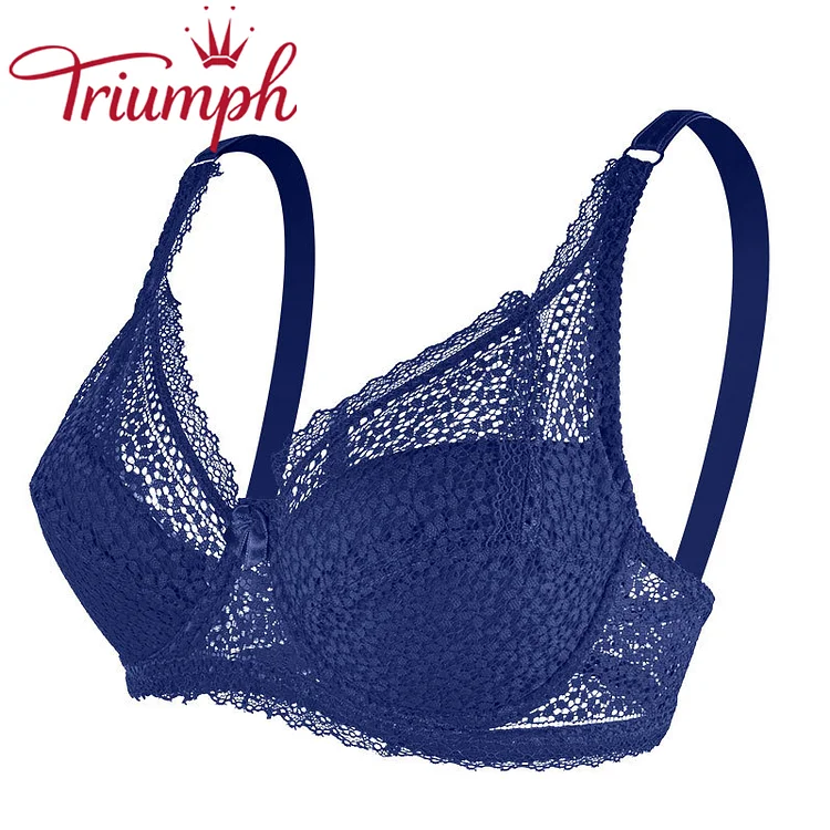 Triumph κεντητό δαντέλα σέξι push up σουτιέν