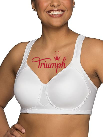 Triumph - Σετ 3 τεμαχίων 🔥Γυναικείο αθλητικό σουτιέν Performance με αναπνεύσιμο, απομάκρυνση υγρασίας, κουκούλα με επένδυση