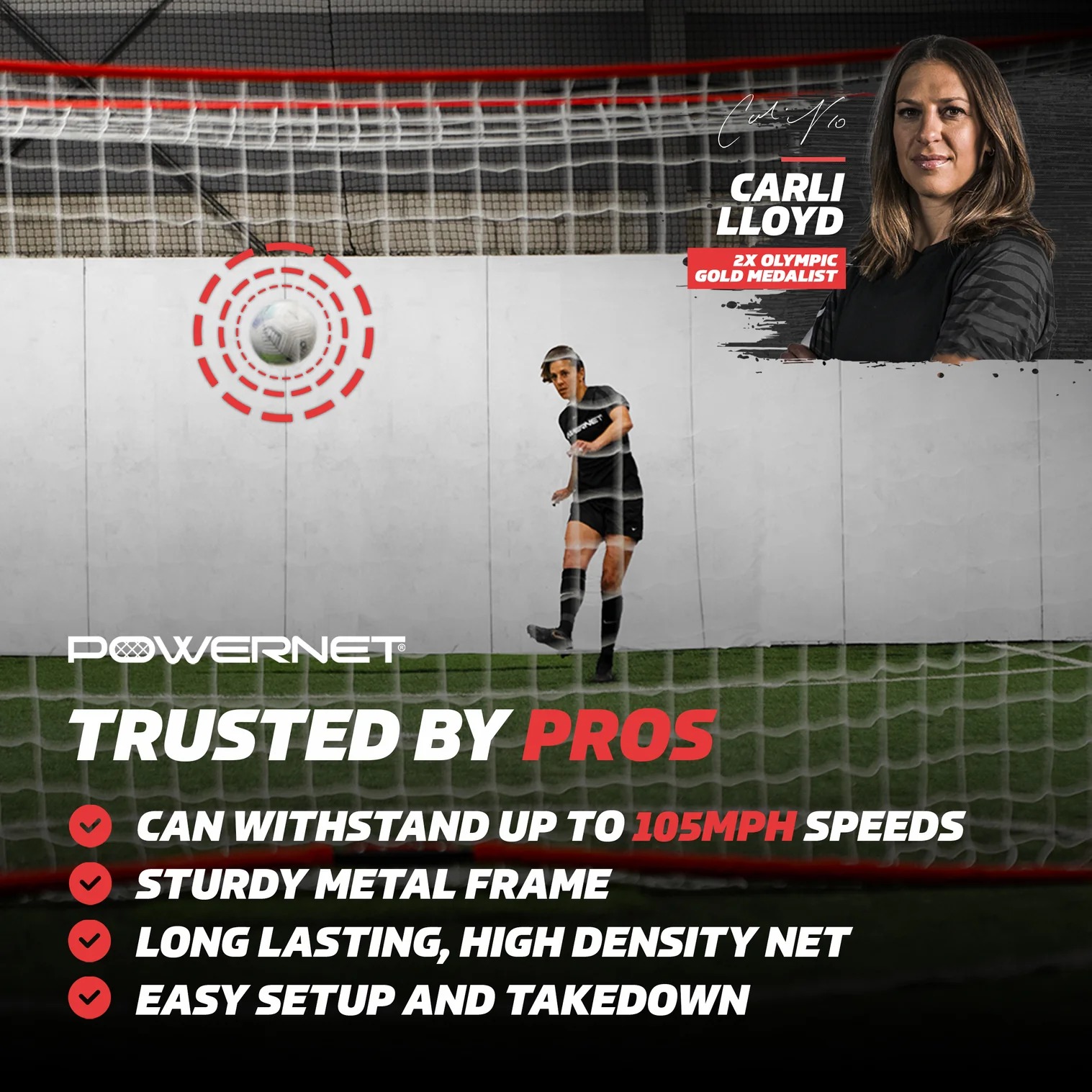 Oryginalna bramka piłkarska 12x6