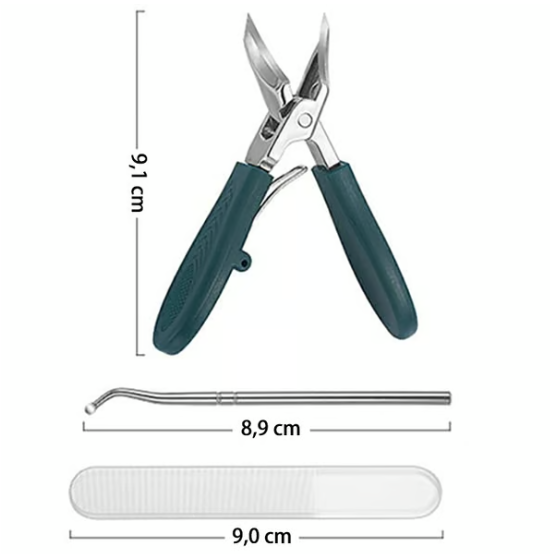 🔥 Τελευταία Ημέρα - Έκπτωση 49% - Σετ 3 τεμάχια καμπύλης κορυφής νύχων