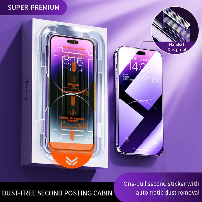 Kit de alinhamento automático protetor de tela compatível com iPhone