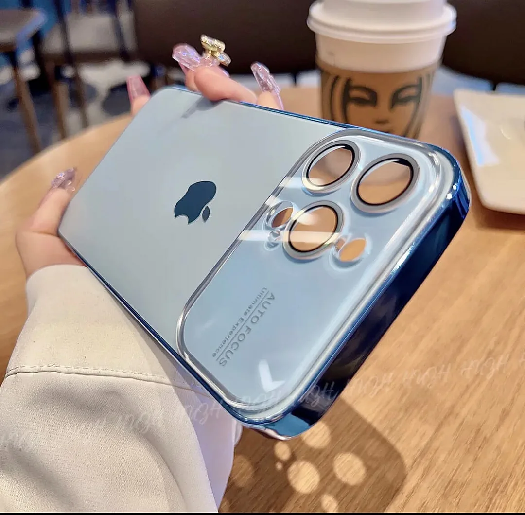 AG γυάλινη πλάτη με ενσωματωμένη θήκη τηλεφώνου με φακό