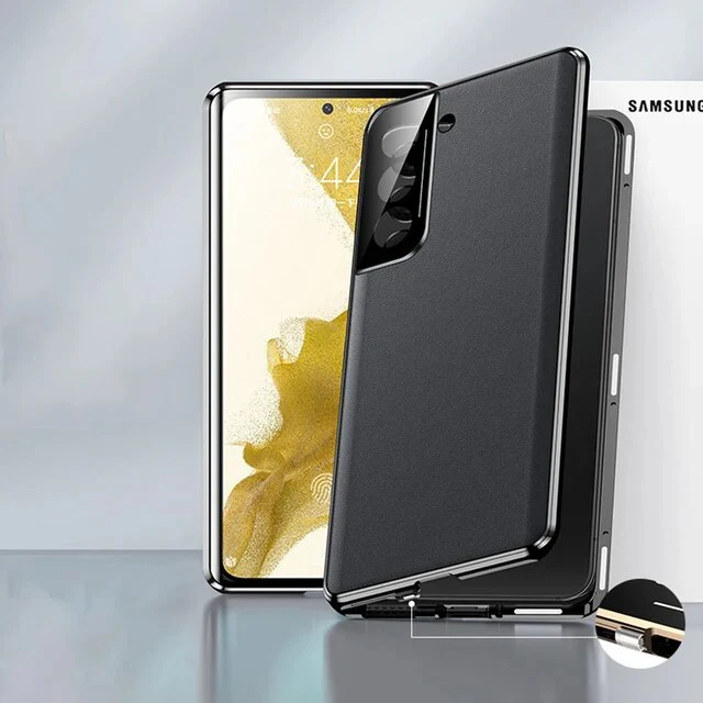 Σειρά Galaxy S - Μαγνητική δερμάτινη θήκη διπλής όψεως