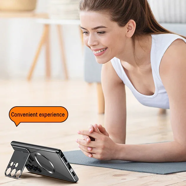 Για Samsung S21/S22/S23Ultra Magnetic Suction Αναδιπλούμενη κονσόλα Αρωματοθεραπείας θήκη τηλεφώνου