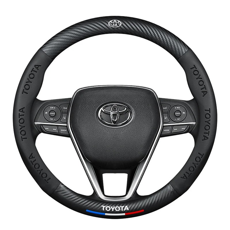 Κάλυμμα τιμονιού αυτοκινήτου από σουέτ από ανθρακονήματα