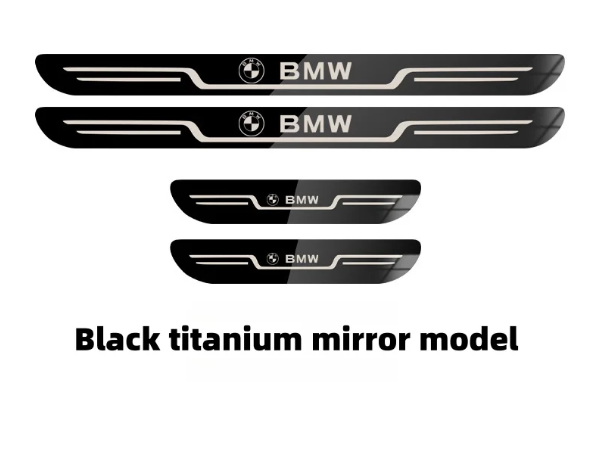 Λωρίδα καλωσορίσματος από ανοξείδωτο ατσάλι καθολικού στυλ αυτοκινήτου（Σετ 4 τεμαχίων）