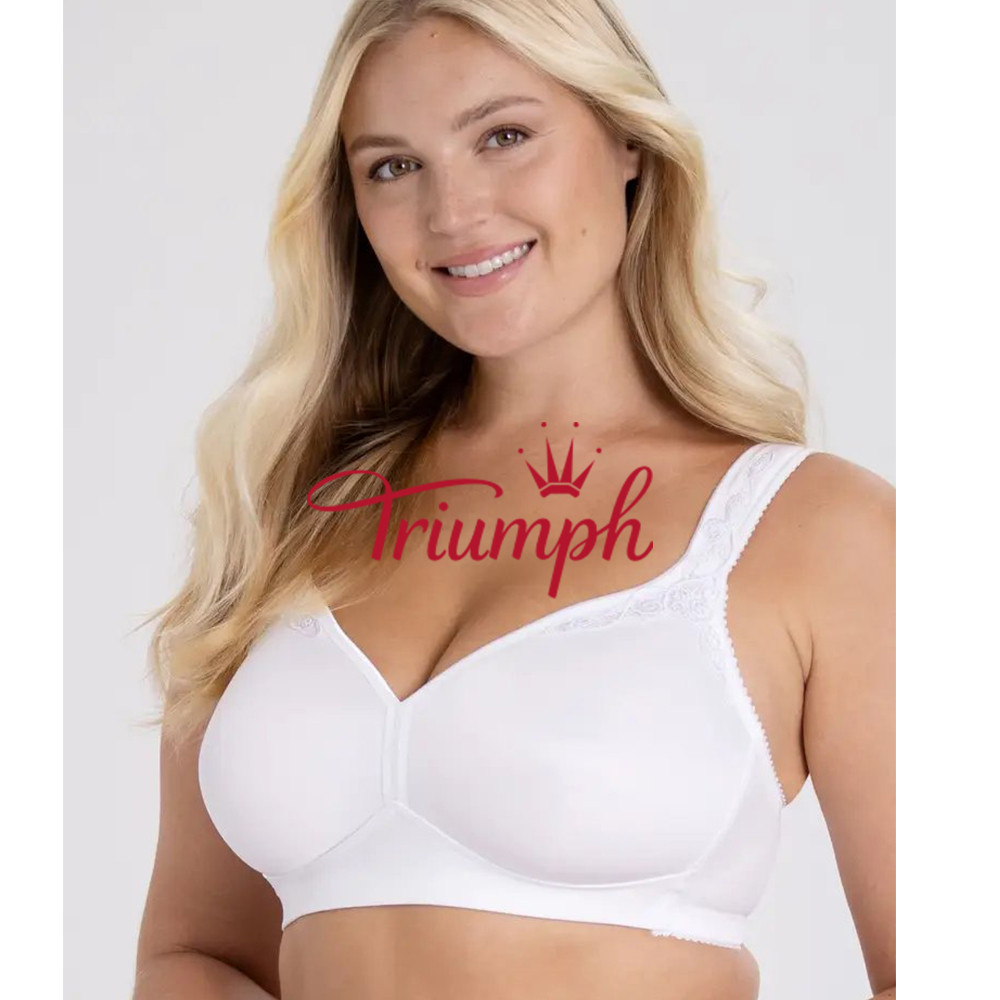 Triumph - 3 τεμαχίων (75A-120H) 💝Κεντημένο σουτιέν χωρίς σύρμα✨