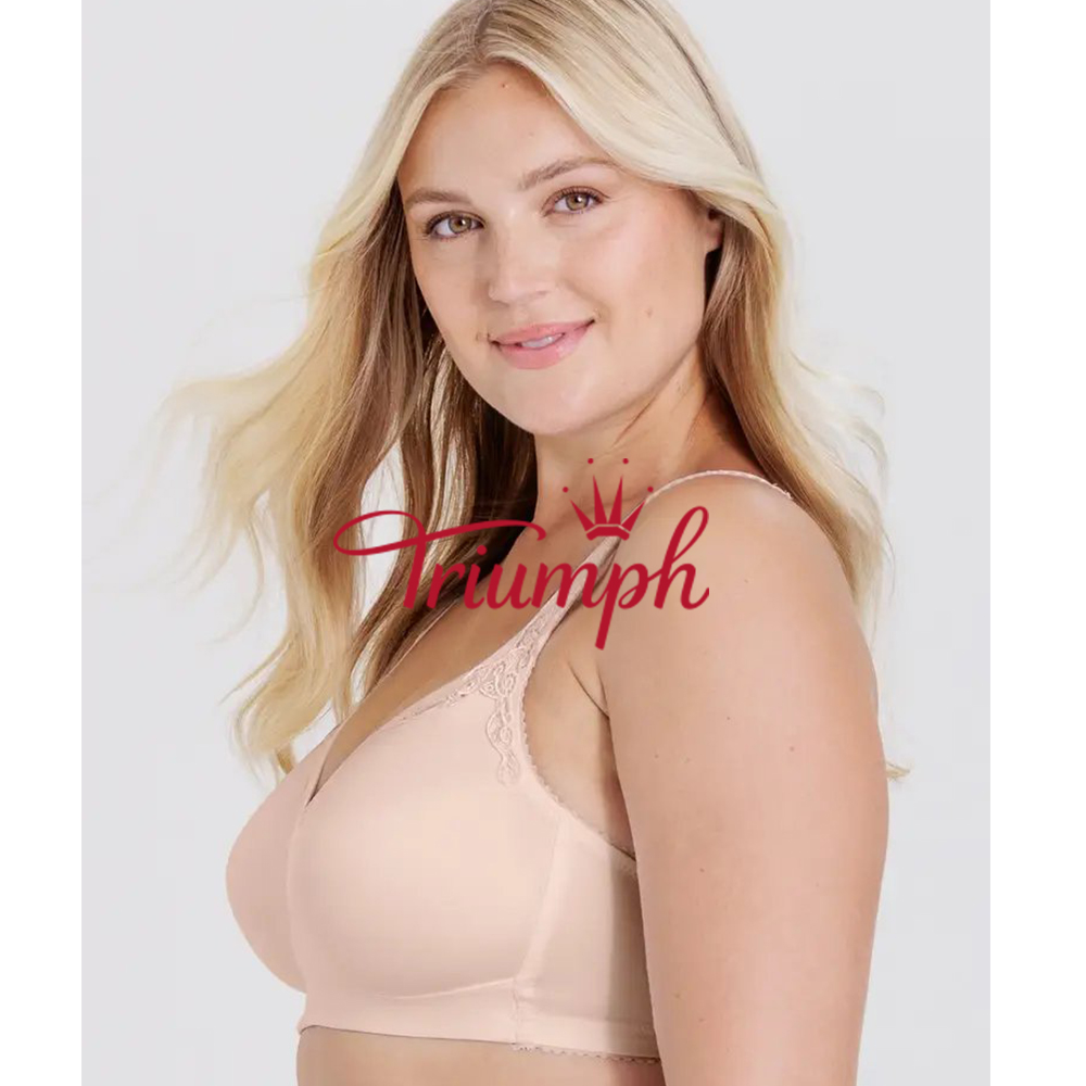 Triumph - 3 τεμαχίων (75A-120H) 💝Κεντημένο σουτιέν χωρίς σύρμα✨