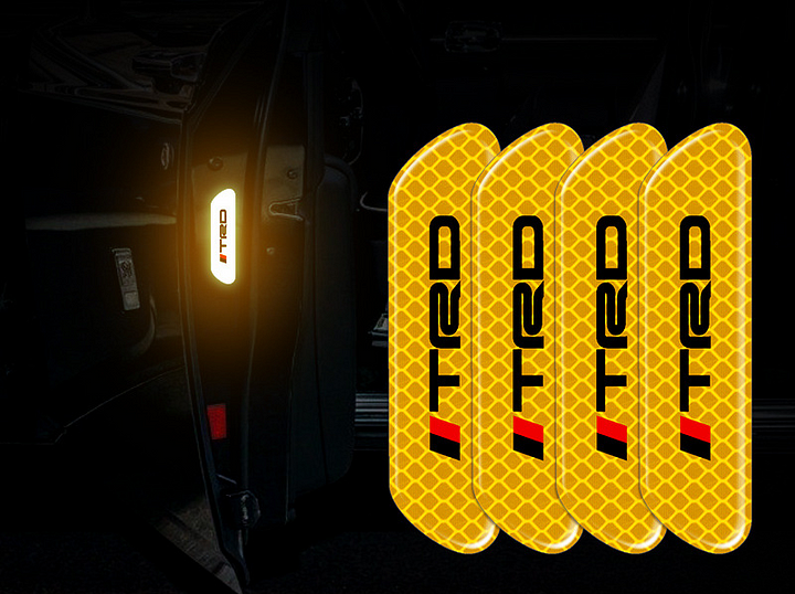 ✨Υψηλής ποιότητας ανακλαστικό προειδοποιητικό αυτοκόλλητο πόρτας αυτοκινήτου✨12 τμχ✨