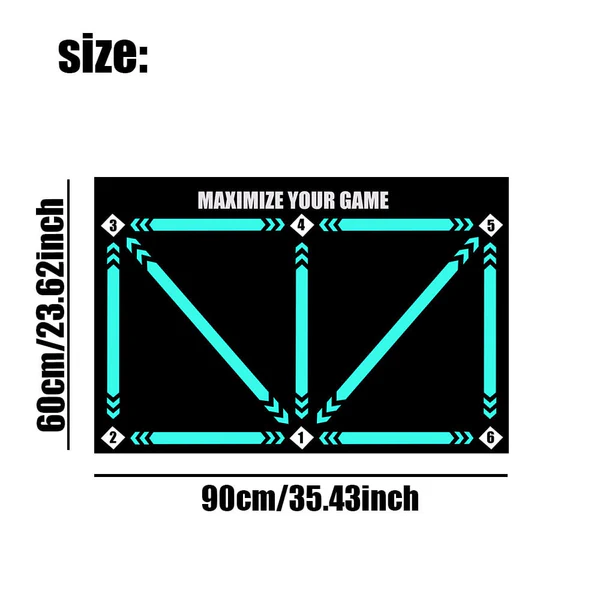 🔥⚽ Προπονητικό χαλάκι ποδοσφαίρου 【Αντιολισθητικό, ηχομονωμένο】