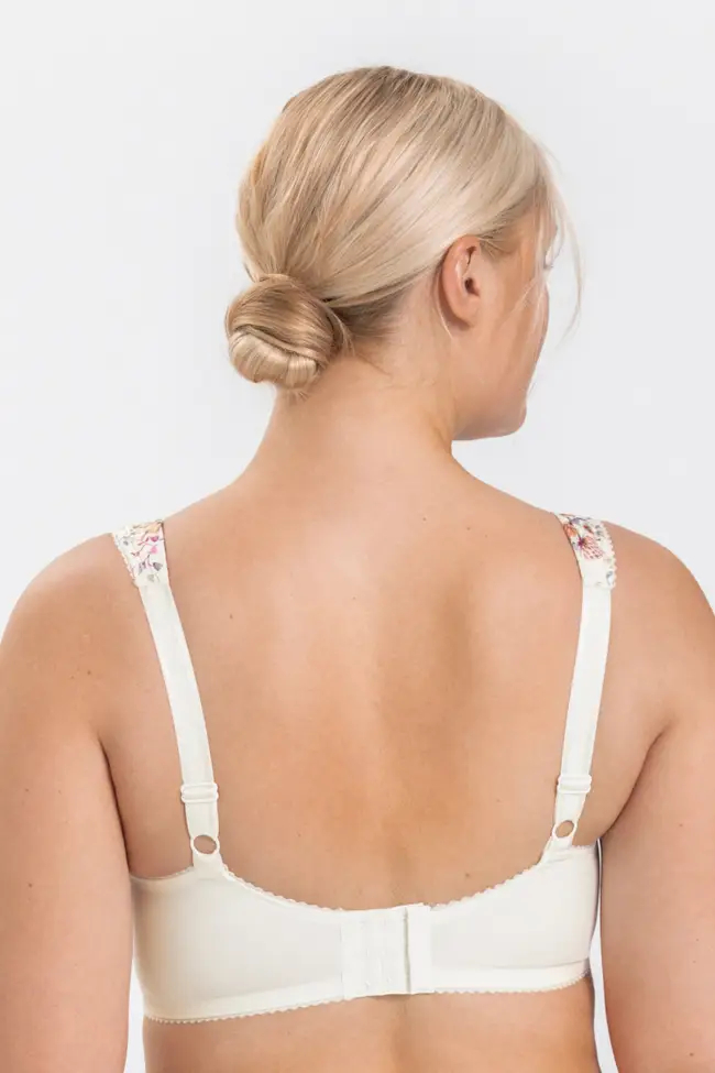 Triumph - (3 szt.) Letni damski biustonosz w kwiatowe wzory zapobiegający zwiotczeniu