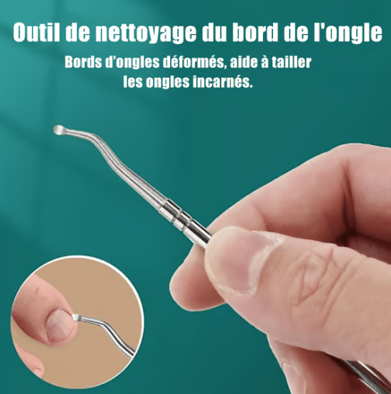 🔥 Τελευταία Ημέρα - Έκπτωση 49% - Σετ 3 τεμάχια καμπύλης κορυφής νύχων