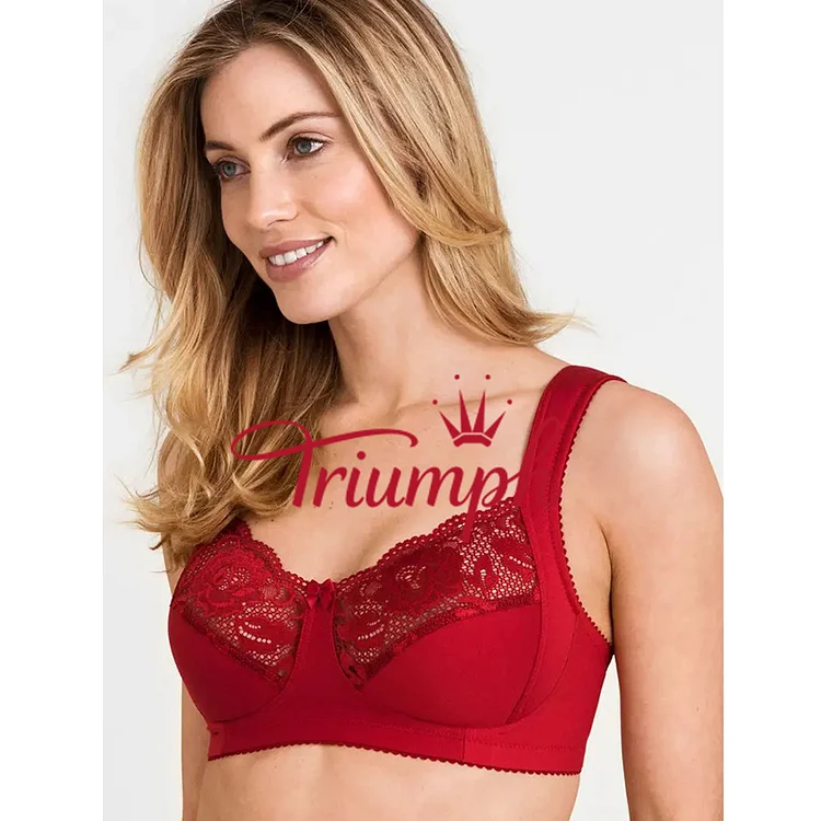 Triumph- 3 τεμαχίων💝Άνετο σουτιέν push-up από καθαρό βαμβάκι✨✨