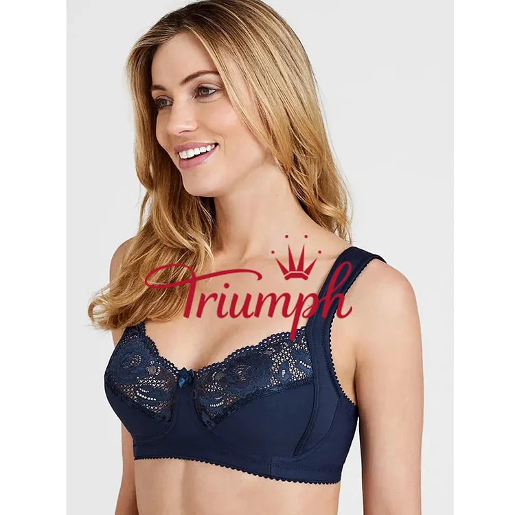 Triumph- 3 τεμαχίων💝Άνετο σουτιέν push-up από καθαρό βαμβάκι✨✨