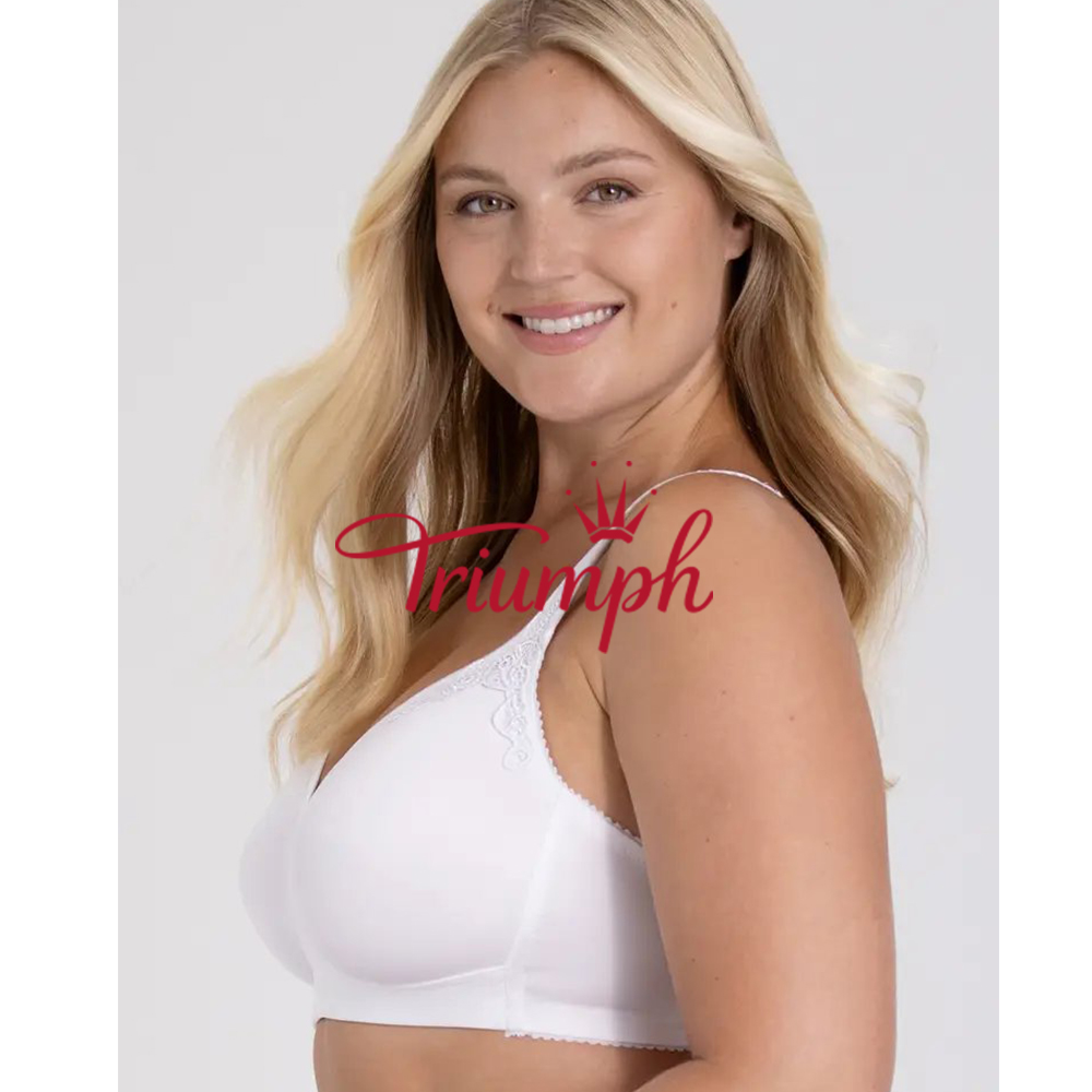 Triumph - 3 τεμαχίων (75A-120H) 💝Κεντημένο σουτιέν χωρίς σύρμα✨