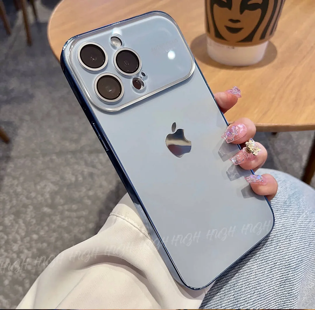 AG γυάλινη πλάτη με ενσωματωμένη θήκη τηλεφώνου με φακό