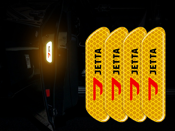 ✨Υψηλής ποιότητας ανακλαστικό προειδοποιητικό αυτοκόλλητο πόρτας αυτοκινήτου✨12 τμχ✨