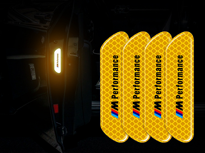 ✨Υψηλής ποιότητας ανακλαστικό προειδοποιητικό αυτοκόλλητο πόρτας αυτοκινήτου✨12 τμχ✨