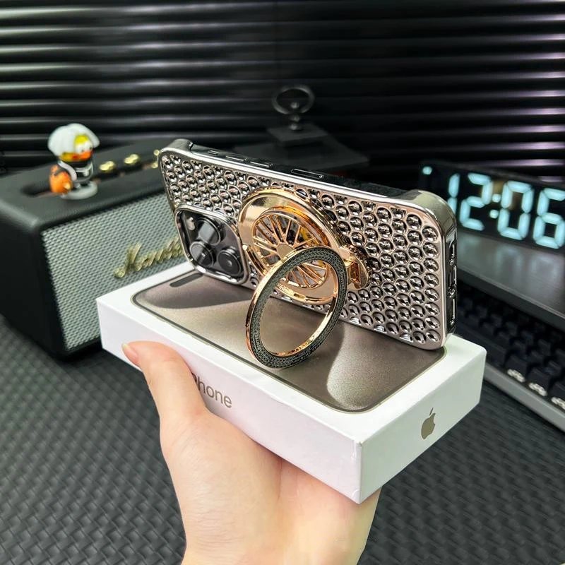 Θήκη iPhone με μαγνητική γυροσκοπική περιστρεφόμενη βάση - μοντέρνα και πρακτική