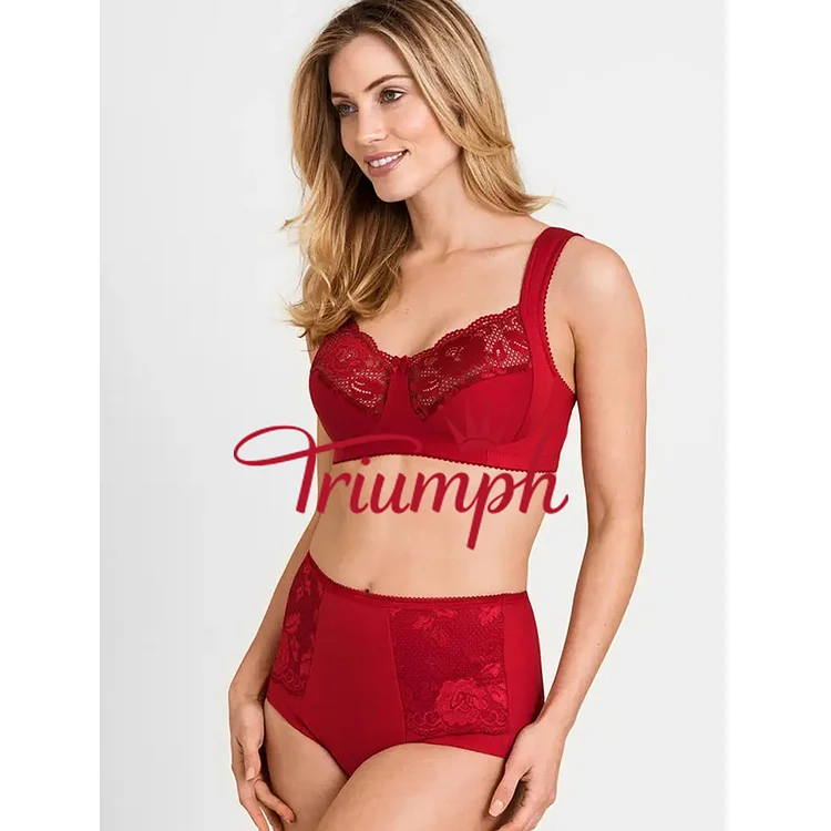 Triumph- 3 τεμαχίων💝Άνετο σουτιέν push-up από καθαρό βαμβάκι✨✨