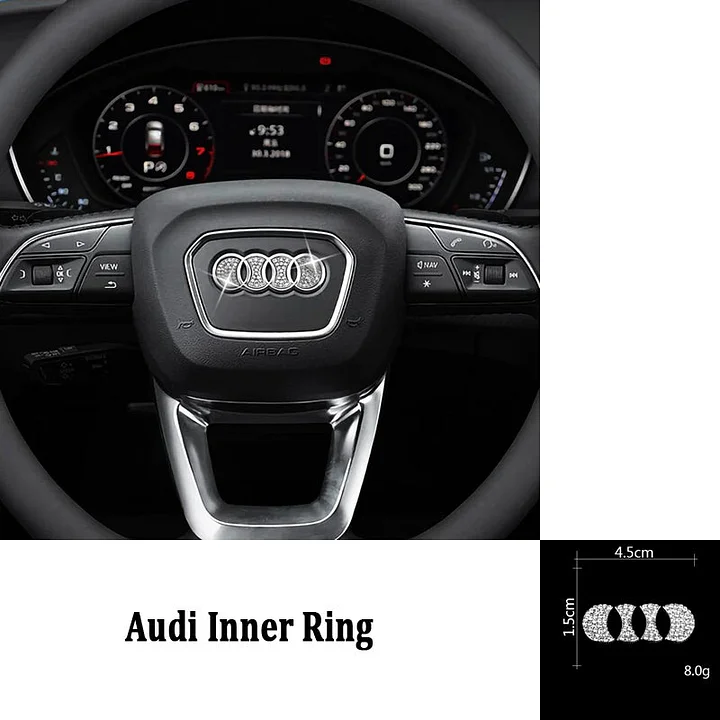 ΤΕΛΕΥΤΑΙΑ ΕΚΠΤΩΣΗ🎉50% ΕΚΠΤΩΣΗ🎉 Δημιουργικό αυτοκόλλητο τιμονιού από στρας