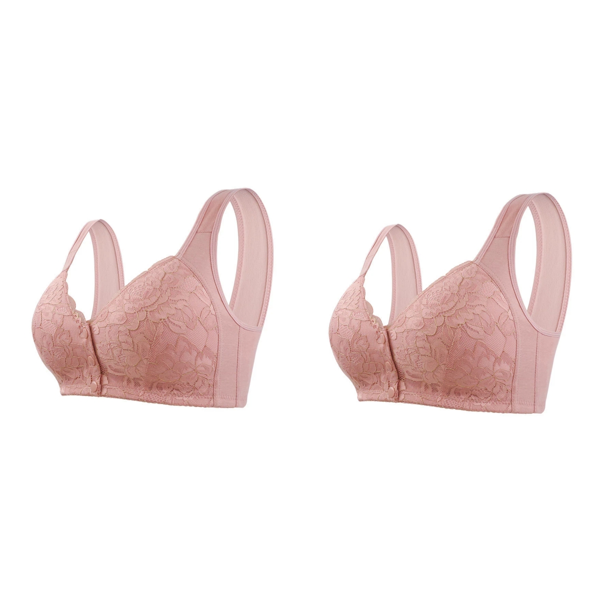 🔥 Priekyje užsegamas nėrinis plius dydžio liemenėlė