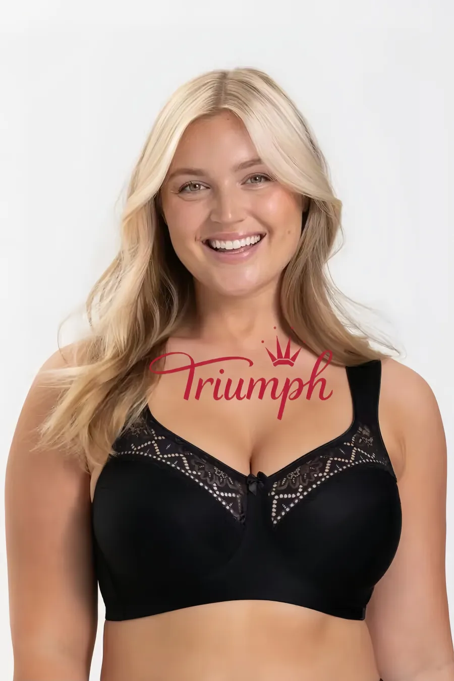 Triumph -(3 τεμ.) άνετο σουτιέν plus size