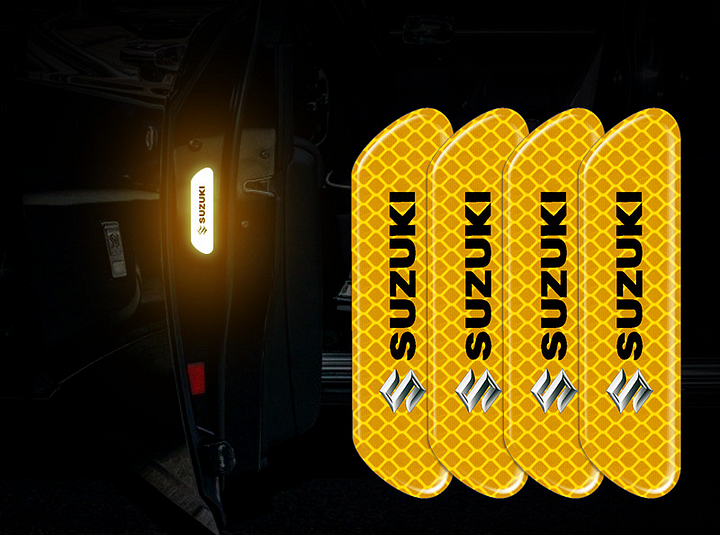 ✨Υψηλής ποιότητας ανακλαστικό προειδοποιητικό αυτοκόλλητο πόρτας αυτοκινήτου✨12 τμχ✨