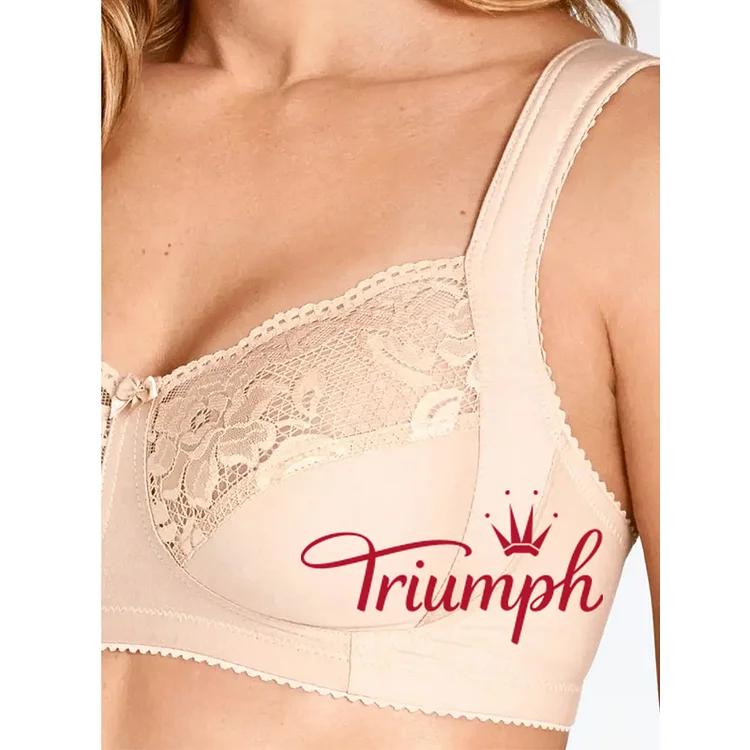 Triumph- 3 τεμαχίων💝Άνετο σουτιέν push-up από καθαρό βαμβάκι✨✨