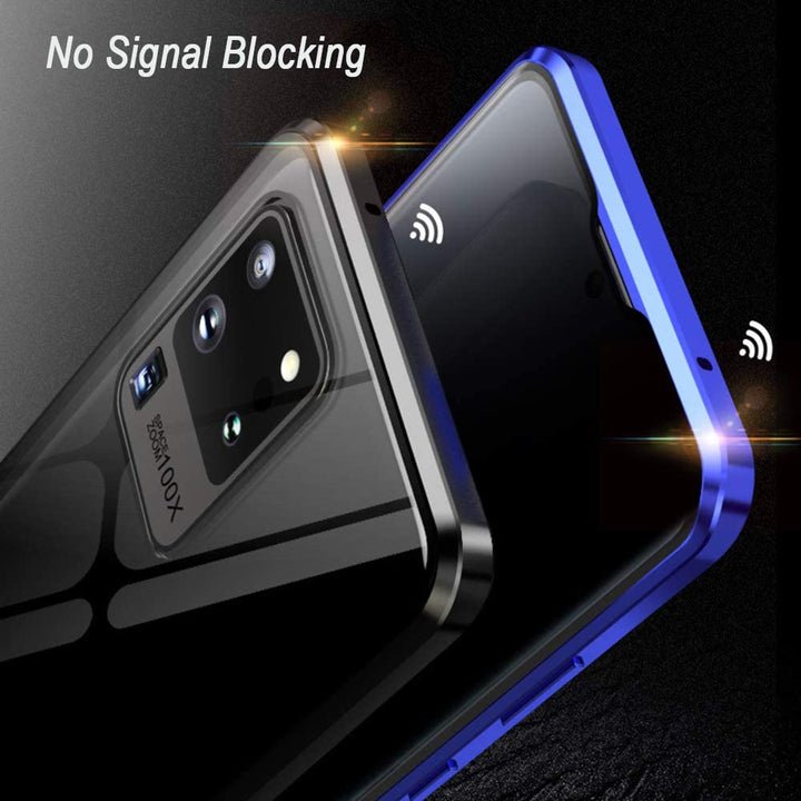 Μαγνητική θήκη τηλεφώνου Samsung διπλής όψης από σκληρυμένο γυαλί